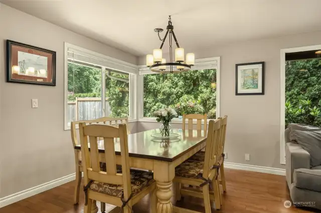 Kitchen Dining with lovely corner windows