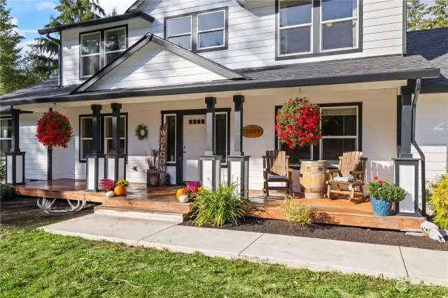 welcoming front porch