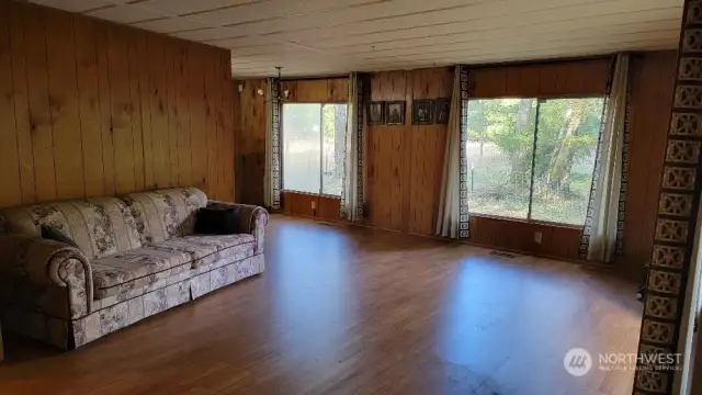 Front door looking into sitting room