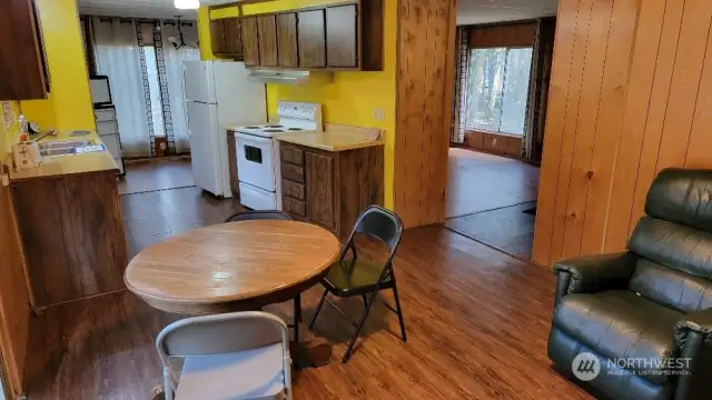 kitchen & eating area