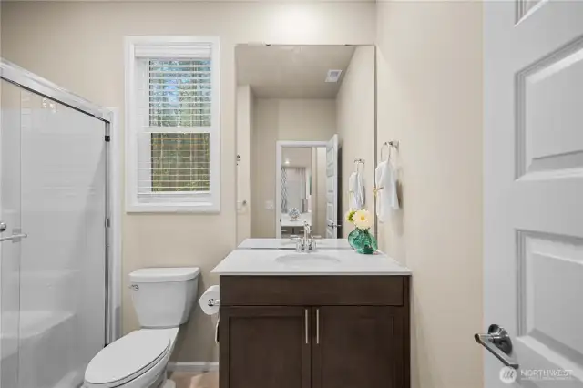 Main floor 3/4 bath.