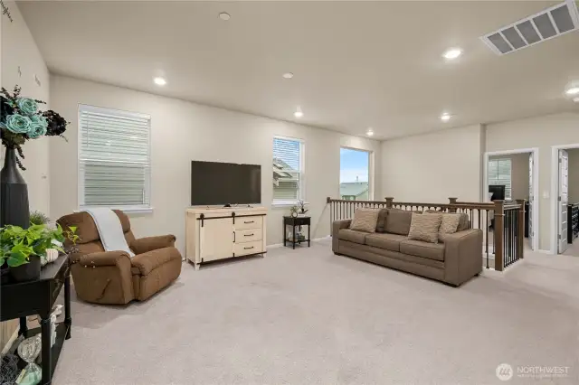Upstairs loft.