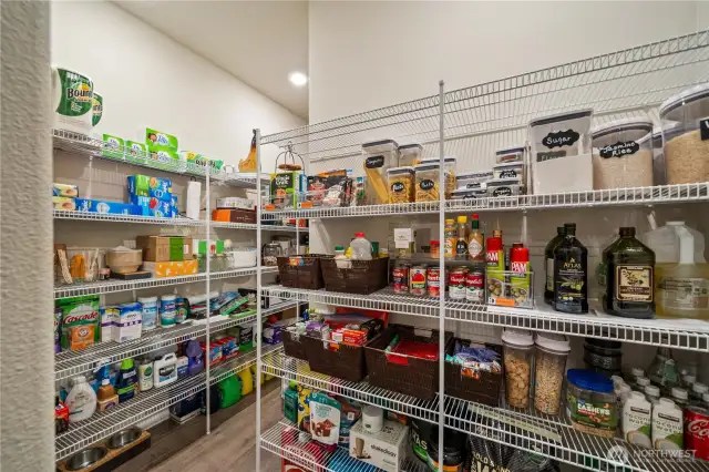 Massive pantry.
