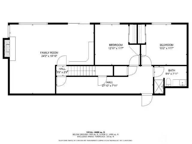 Lower level, the shop is not on the diagram