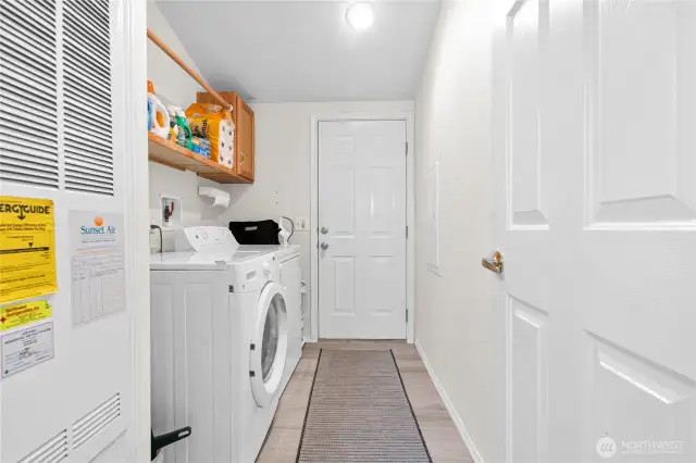 Nice size laundry room