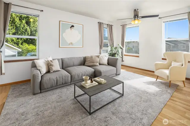 Upper level bonus room Virtually Staged