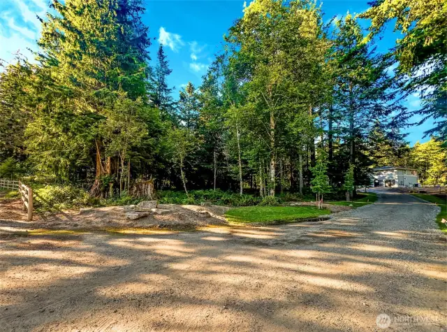Front of lot.
