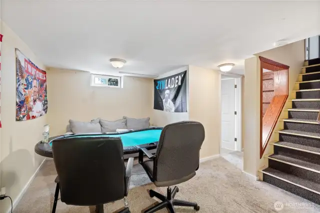 Downstairs extra living space