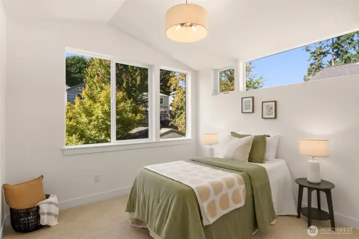 Secondary bedroom or office space.