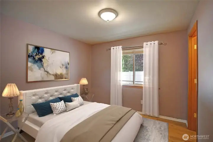 Spacious guest bedroom #2  w/walk in closet! VIRTUALLY STAGED!