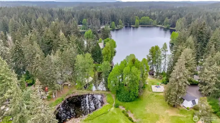 Community lake, boats allowed!
