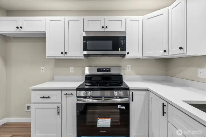 Room for a large refridgerator