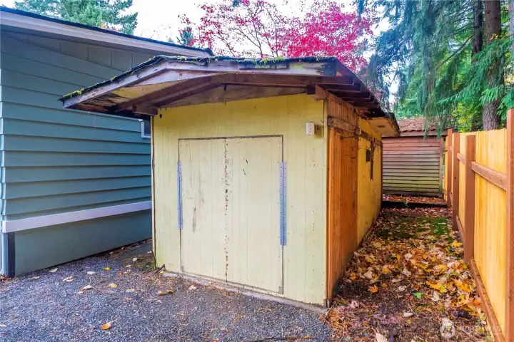 2nd shed and storage