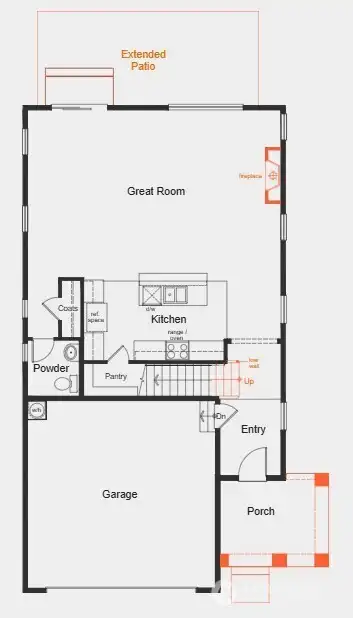 Main Floor Artist Rendering.