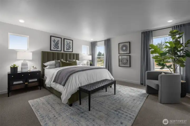 2330 Plan MODEL HOME PHOTO - Depictions of home, layout, location or other features/options, colors and color scheme, materials, fixtures, etc. are for showing purposes only and may not be included in the purchase price and availability may vary.