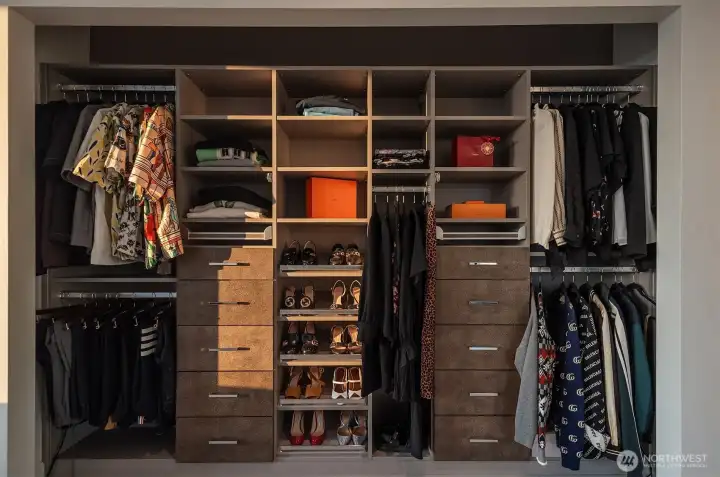 Custom California Closets throughout