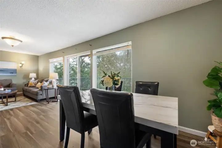 Dining open to Living Space