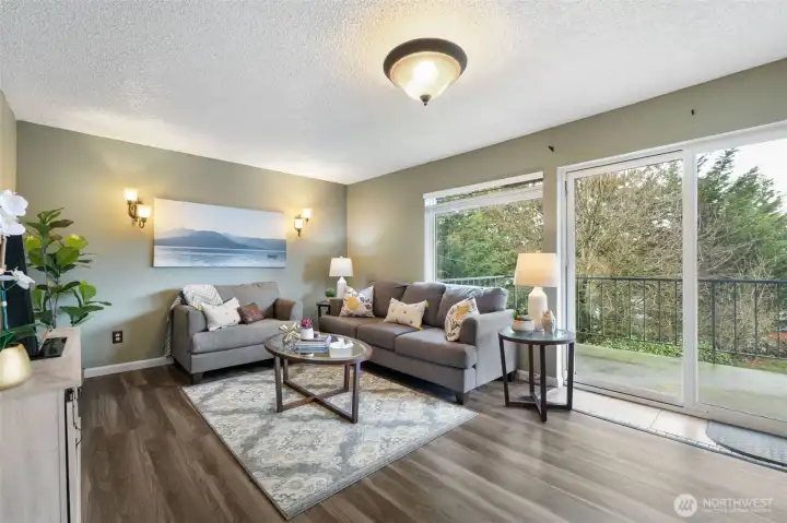 Lots of natural light streaming in