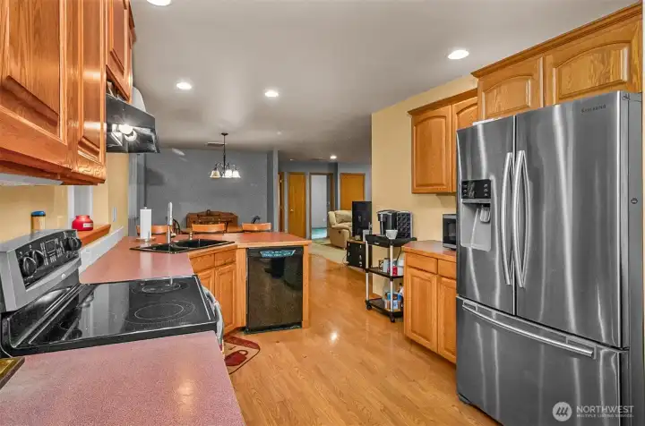 Large kitchen area