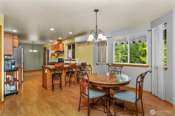 Kitchen with eating space