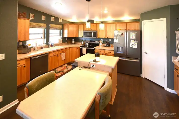 Spacious kitchen with plenty of room for cooking, gathering, and everyday living.