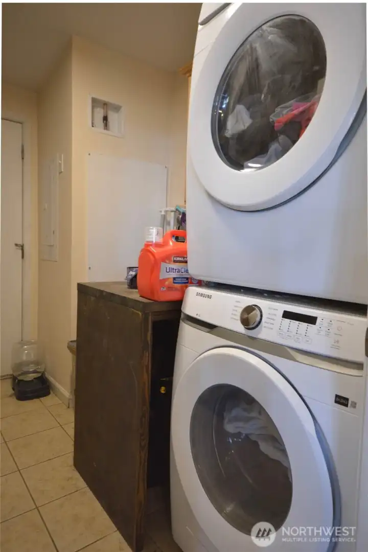 Washer and dryer area, designed for convenient and efficient laundry care.