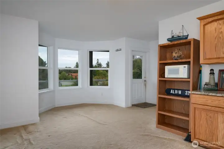 Great space for a game area, or second living space.