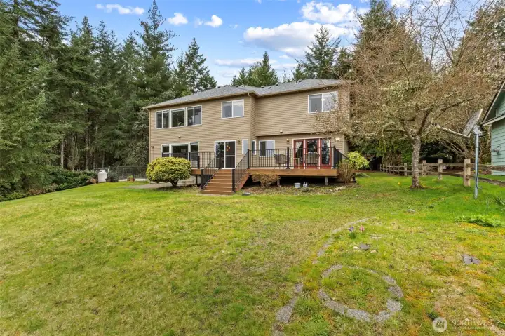 Large backyard allows for space & privacy!