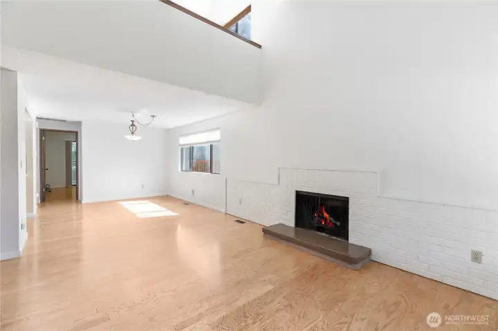 Beautiful engineered hardwood floors throughout.