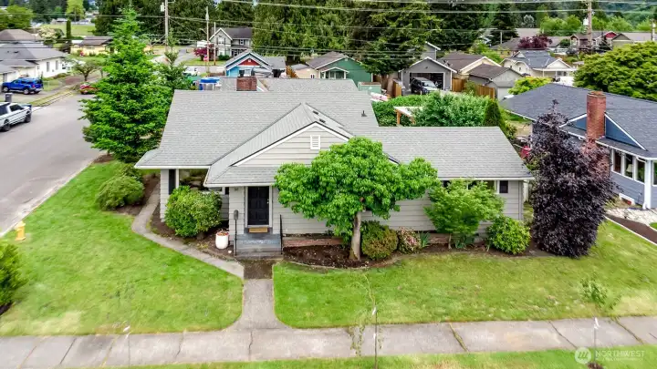 Large corner lot