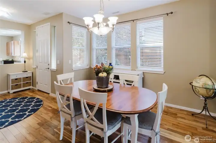 Lovely dining area