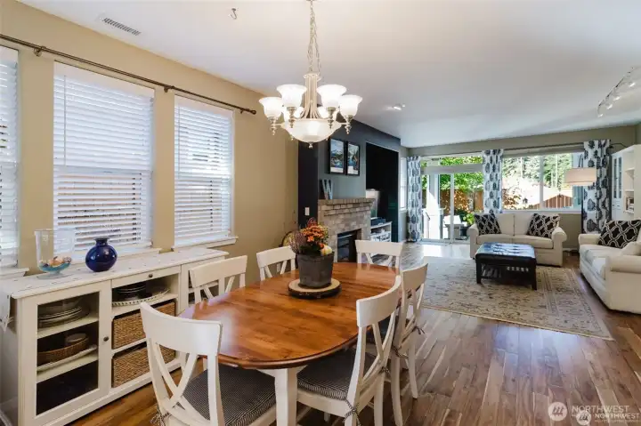 The home has generous spaces for a smaller footprint