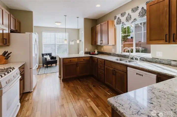 Off of the kitchen you have a nice little reading nook, dining nook, or you decide how you want to use it