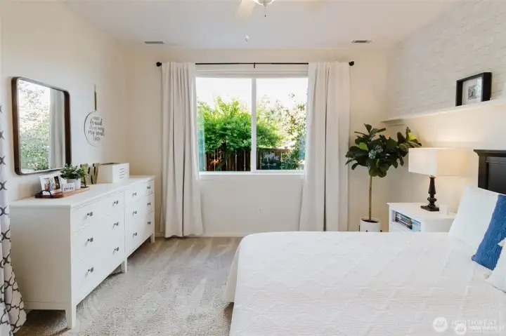 Primary Bedroom is spactious
