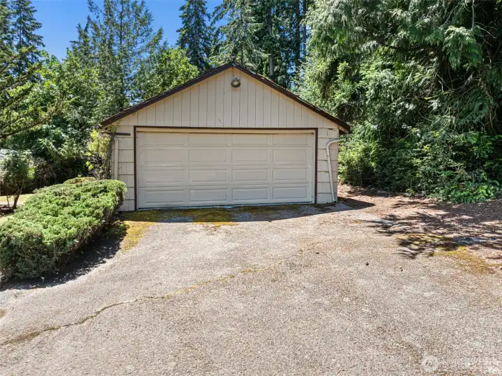 Front of Detached Garage