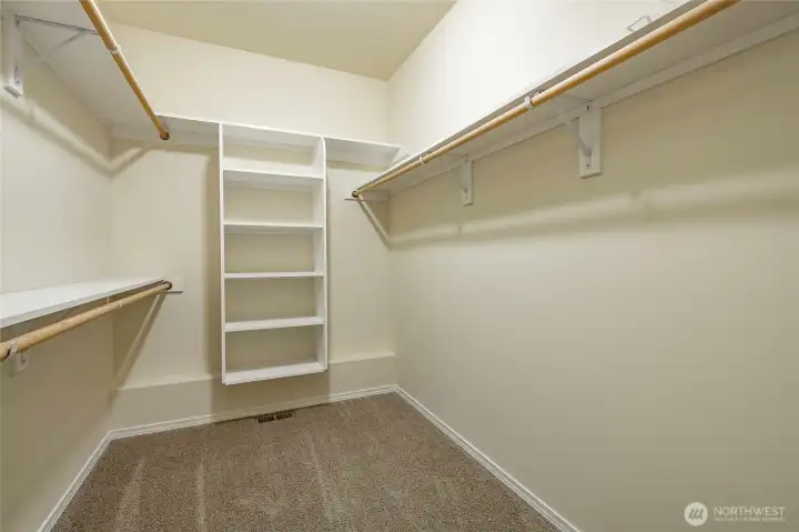 Primary bedroom huge walk-in closet Primary bedroom huge walk-in closet