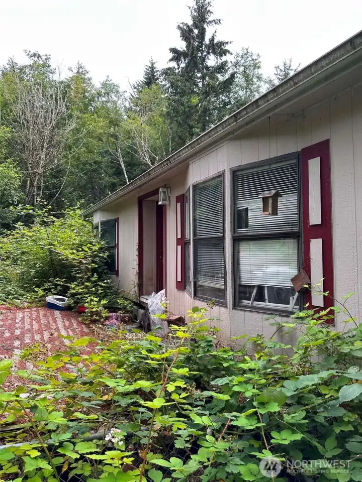 back of the house with deck back of the house with deck