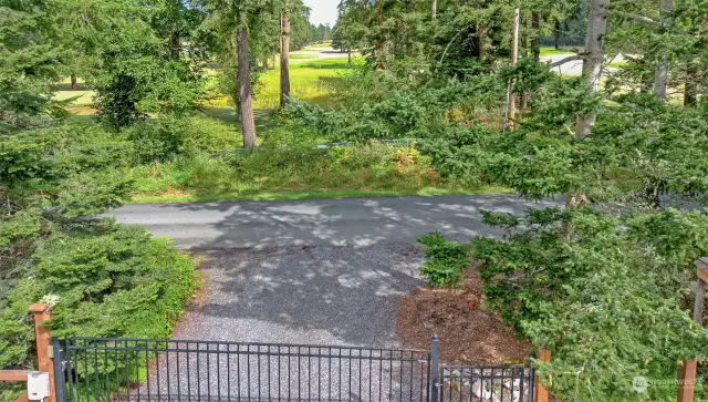 View to Golf Course from Gated Entrance