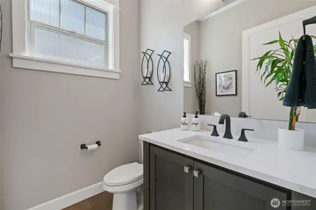 Main floor half bath