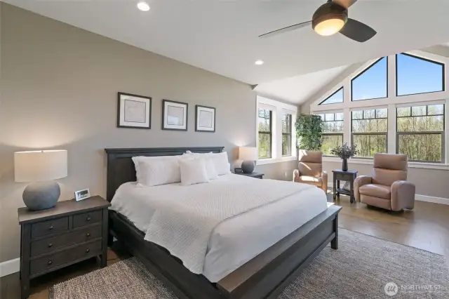 Primary Suite with large sitting area is upstairs