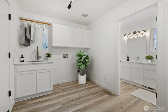 Laundry - Some furniture rendered in this photo