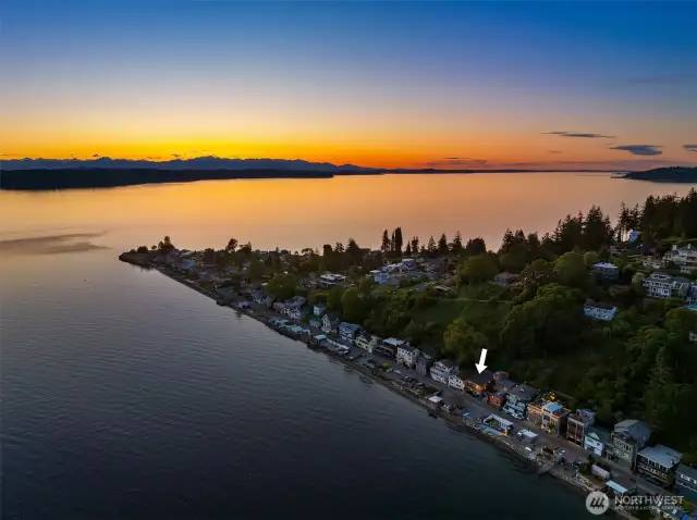 Welcome to Three Tree Point's beach lifestyle with its iconic 172nd street blending Southern California flavors to Pacific Northwest glowing sunsets.