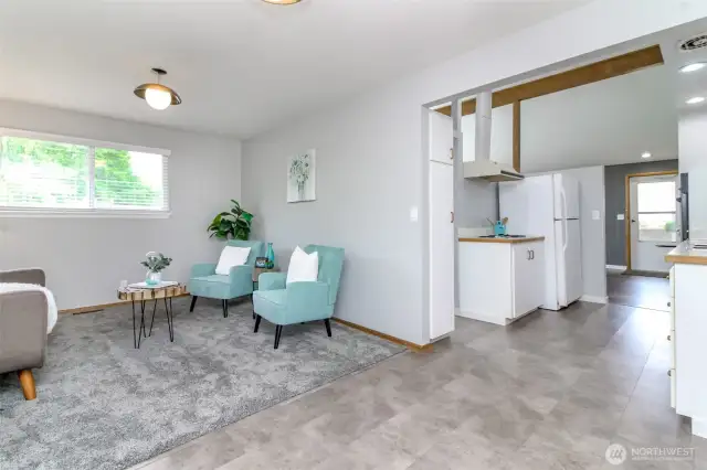 Family Room Off The Kitchen