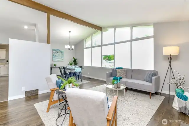 Looking From Living to Dining Room