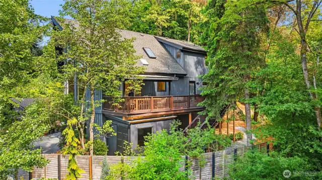 This is a truly rare find to be surrounded by nature yet in the heart of West Seattle.