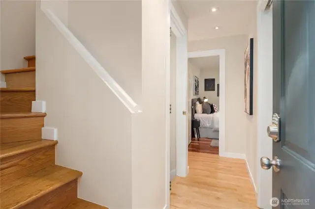 As you enter this custom home you'll get an immediate sense of pride-of-ownership. New paint and extensive hardwood floors are just a couple of the desirable features.