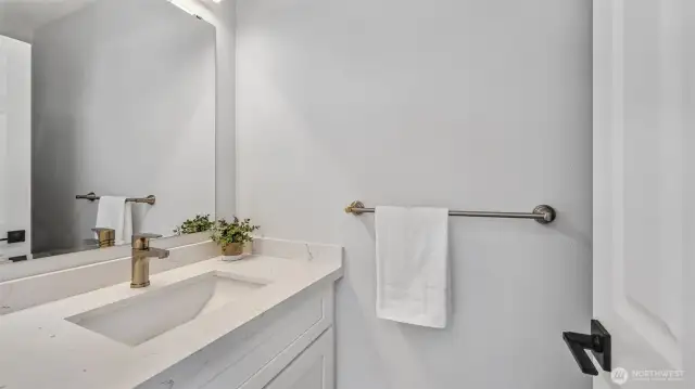 Half Bathroom on main floor.