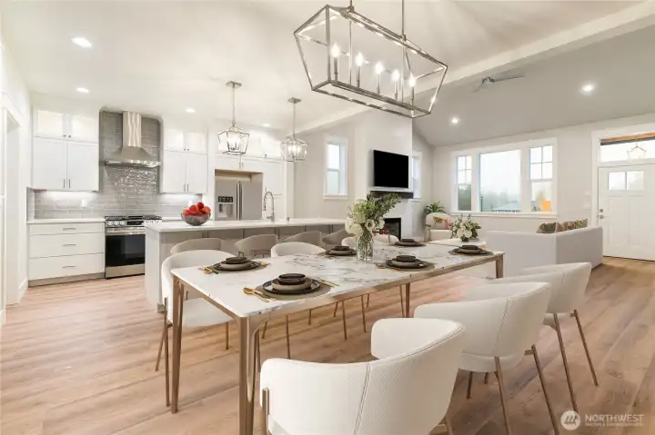 Digitally Staged dining/kitchen - for sample look only