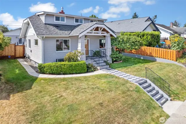 Attractively landscaped and don't miss the newer roof!