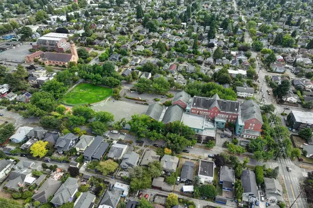 Quiet neighborhood away from main arterials